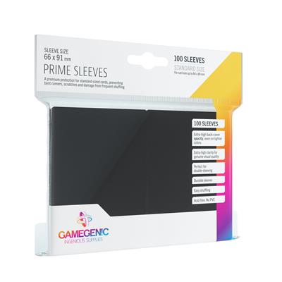 Gamegenic - Matte Prime Sleeves Black (100 Sleeves)