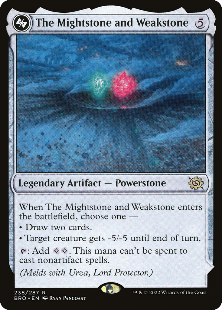 The Mightstone and Weakstone // Urza, Planeswalker - The Brothers' War - 238a