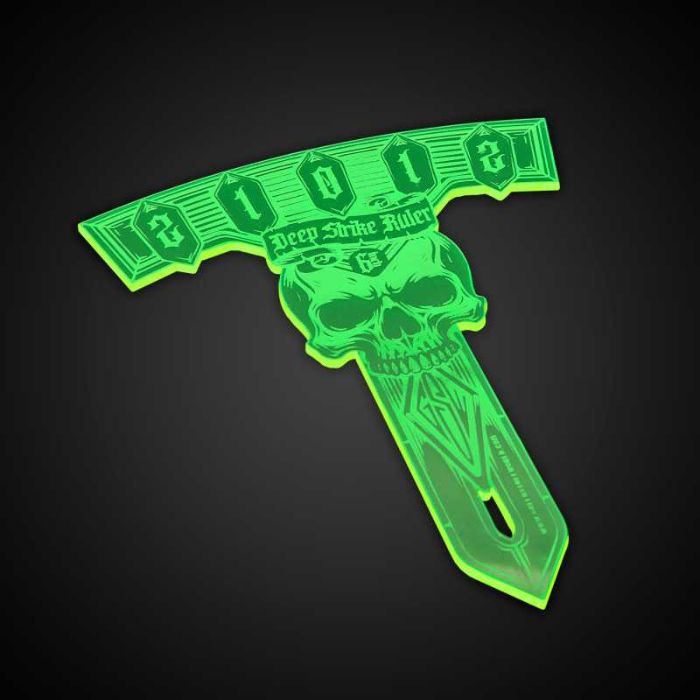 Deep Strike Ruler Template 6" - Fluor Green