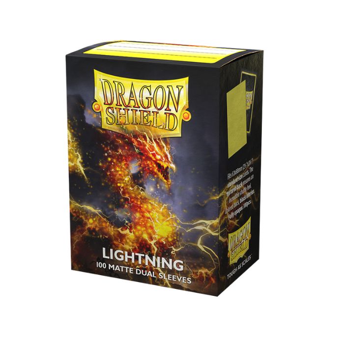 Dragon Shield Dual Matte Sleeves - Lightning (100 Sleeves)