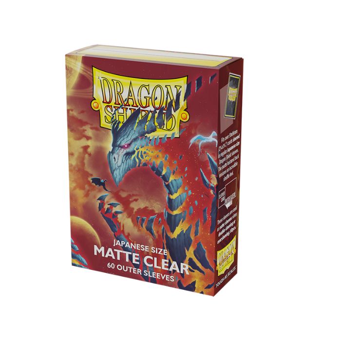 Dragon Shield Japanese Size Matte Clear Outer Sleeves
