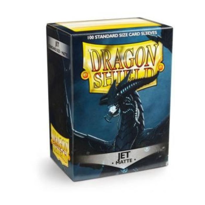 Dragon Shield Matte Sleeves - Jet (100 Sleeves)