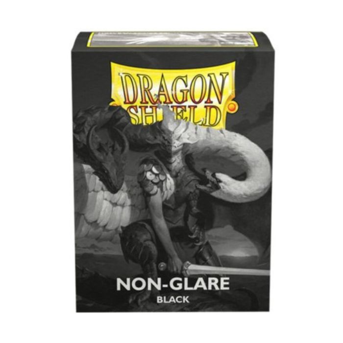Dragon Shield Sleeves - Matte NonGlare - Black (100 Sleeves)