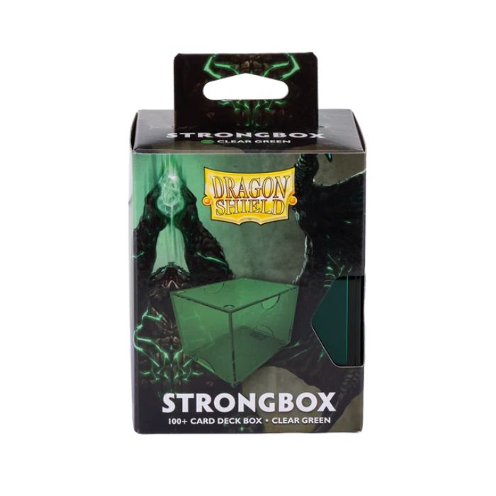 Dragon Shield Strongbox Box - Clear Green
