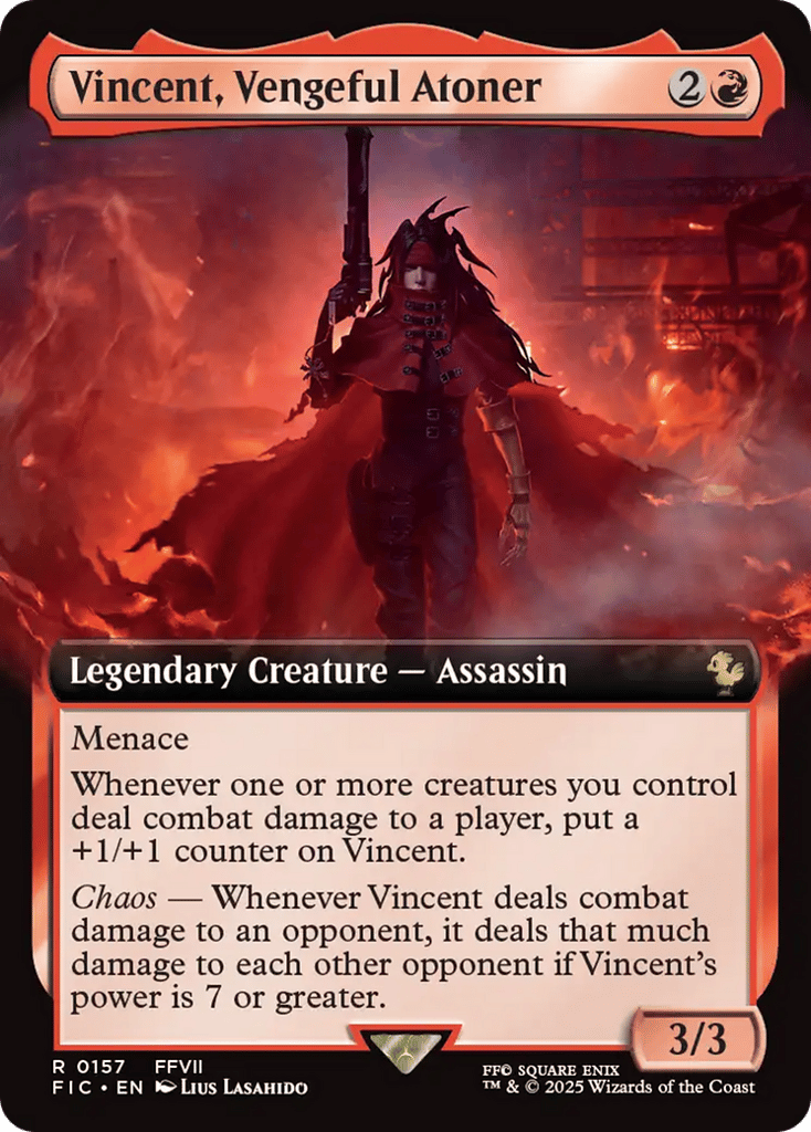 Vincent, Vengeful Atoner - Final Fantasy Commander - 157 - Foil