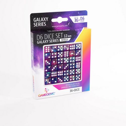 Gamegenic - Galaxy Series - Nebula - D6 Dice Set 12 mm (36 pcs)