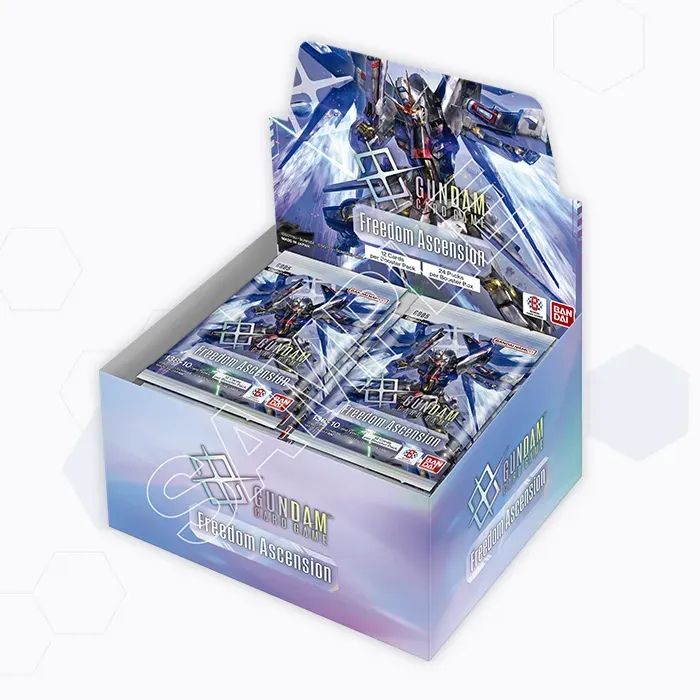 Gundam Card Game - Freedom Ascension GD05 Booster Display