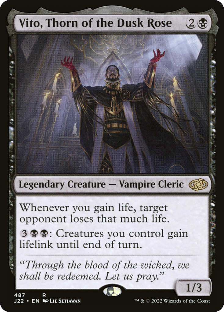 Vito, Thorn of the Dusk Rose - Jumpstart 2022 - 487