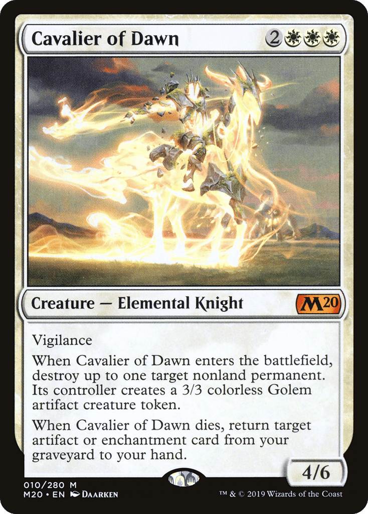 Cavalier of Dawn - Core Set 2020 - 10 - Foil