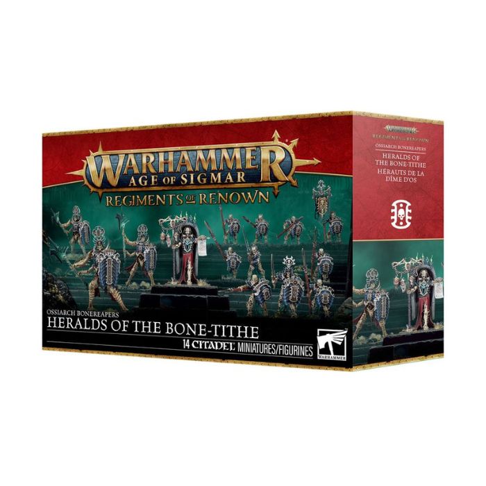 Ossiarch Bonereapers – Regiment of Renown: Heralds of the Bone-tithe