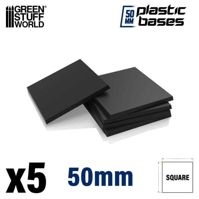 Plastic Bases - Square 50mm