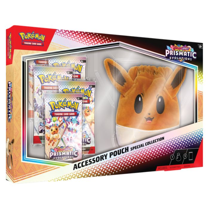 Pokemon Prismatic Evolutions Accessory Pouch Special Collection