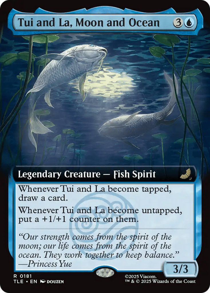 Tui and La, Moon and Ocean - Avatar: The Last Airbender Eternal - 181 - Foil