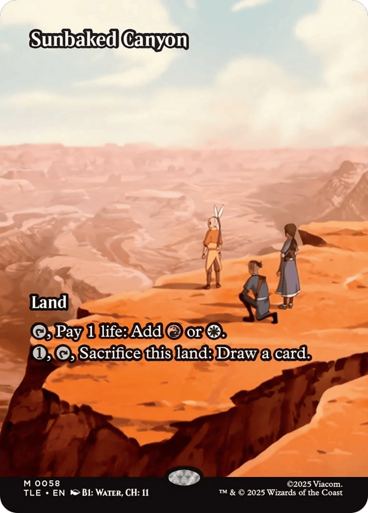 Sunbaked Canyon - Avatar: The Last Airbender Eternal - 58 - Foil