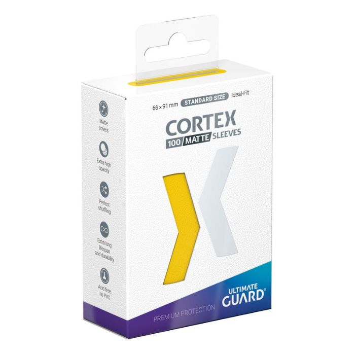 Ultimate Guard - Cortex Sleeves Matte Yellow Standard Size (100)