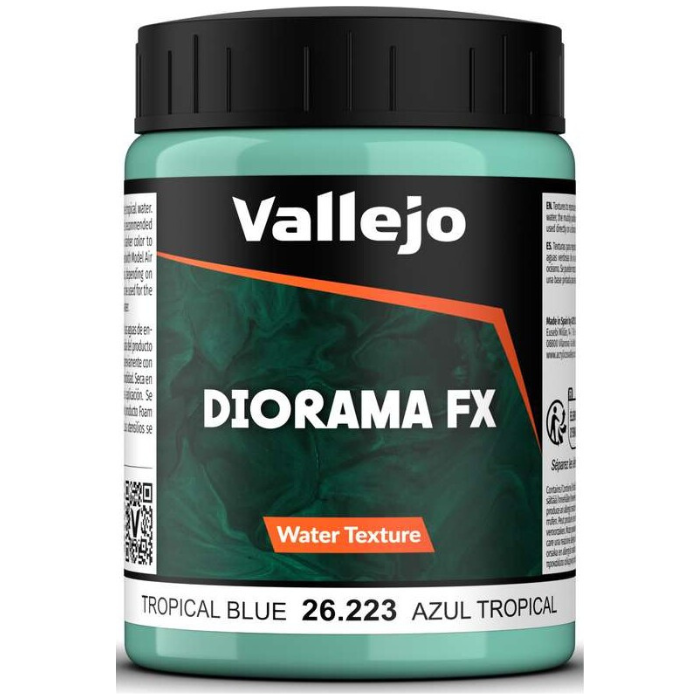 Vallejo - Diorama FX Water Textures Tropical Blue 200ml