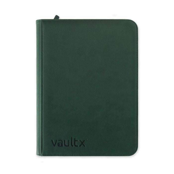VaultX - 9-Pocket Exo-Tec® Zip Binder Forest Green