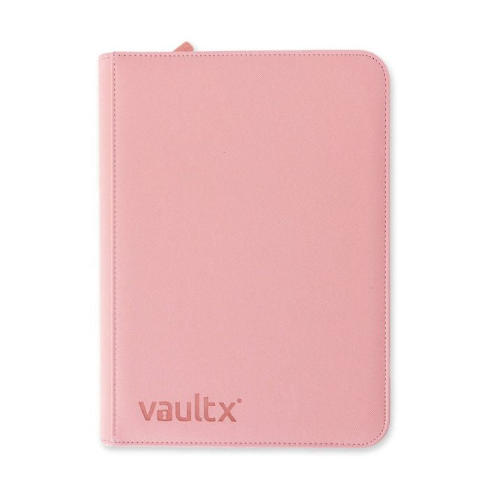 VaultX - 9-Pocket Exo-Tec® Zip Binder Just Pink