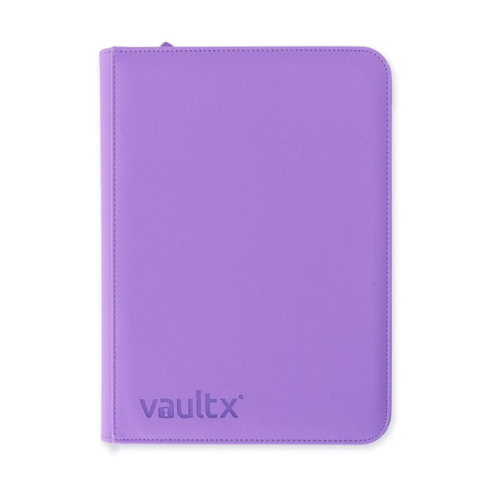 VaultX - 9-Pocket Exo-Tec® Zip Binder Just Purple