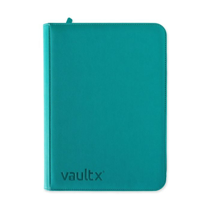 VaultX - 9-Pocket Exo-Tec® Zip Binder Ocean Blue
