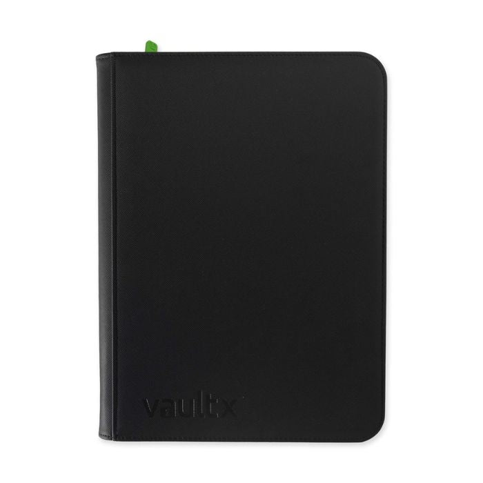 VaultX - 9-Pocket Exo-Tec® Zip Binder Signature Black