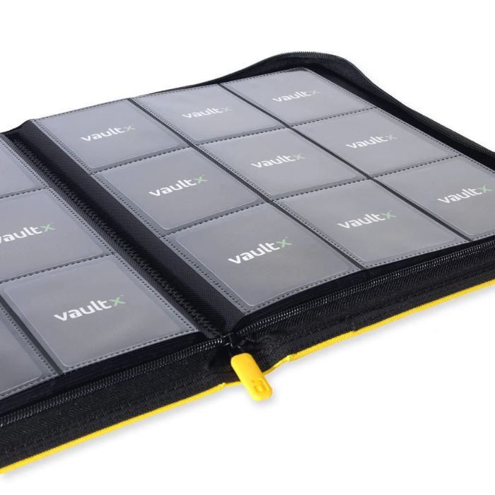VaultX - 9-Pocket Exo-Tec® Zip Binder Sunrise Yellow