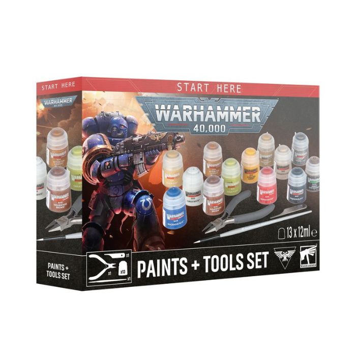 Warhammer 40,000: Paint + Tools set