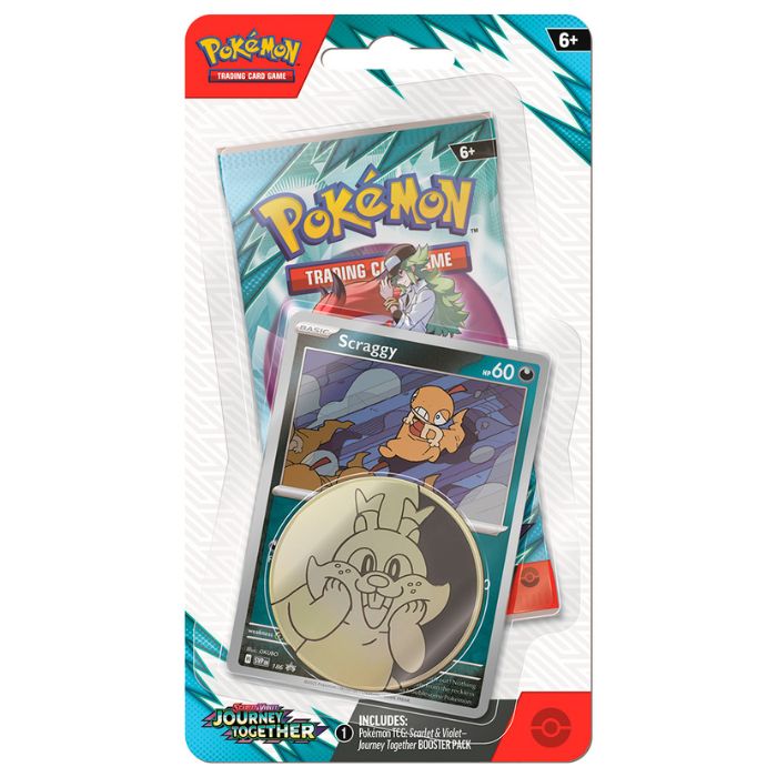 Pokémon TCG: Journey Together Checklane Blister - Scraggy