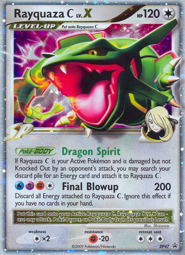Rayquaza C LV.X - DP Black Star Promos - DP47 - Holofoil