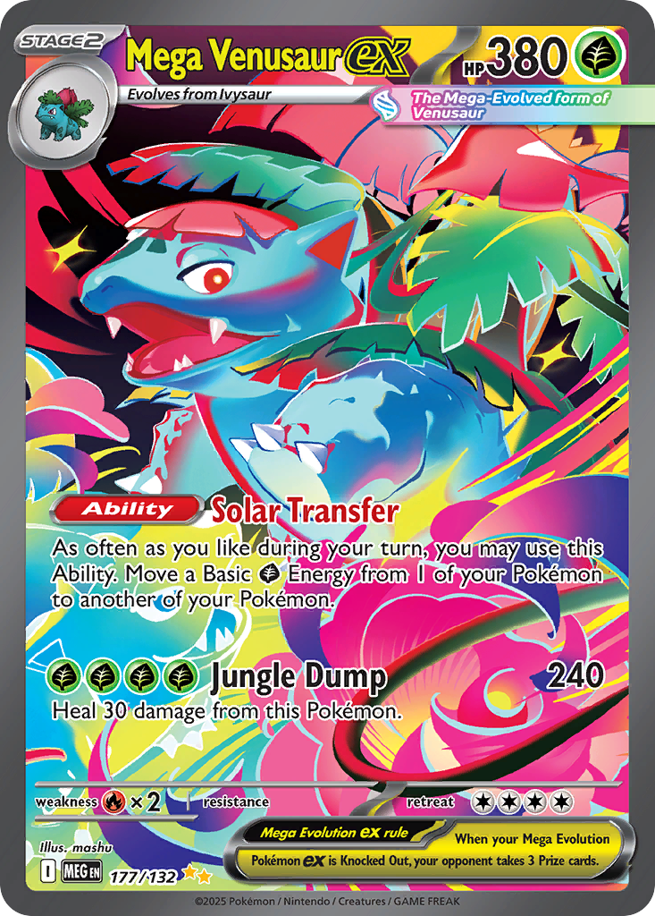 Mega Venusaur ex - Mega Evolution - 177/132 - Holofoil