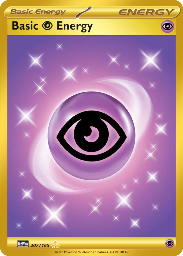 Basic Psychic Energy - 151 - 207/165 - Holofoil