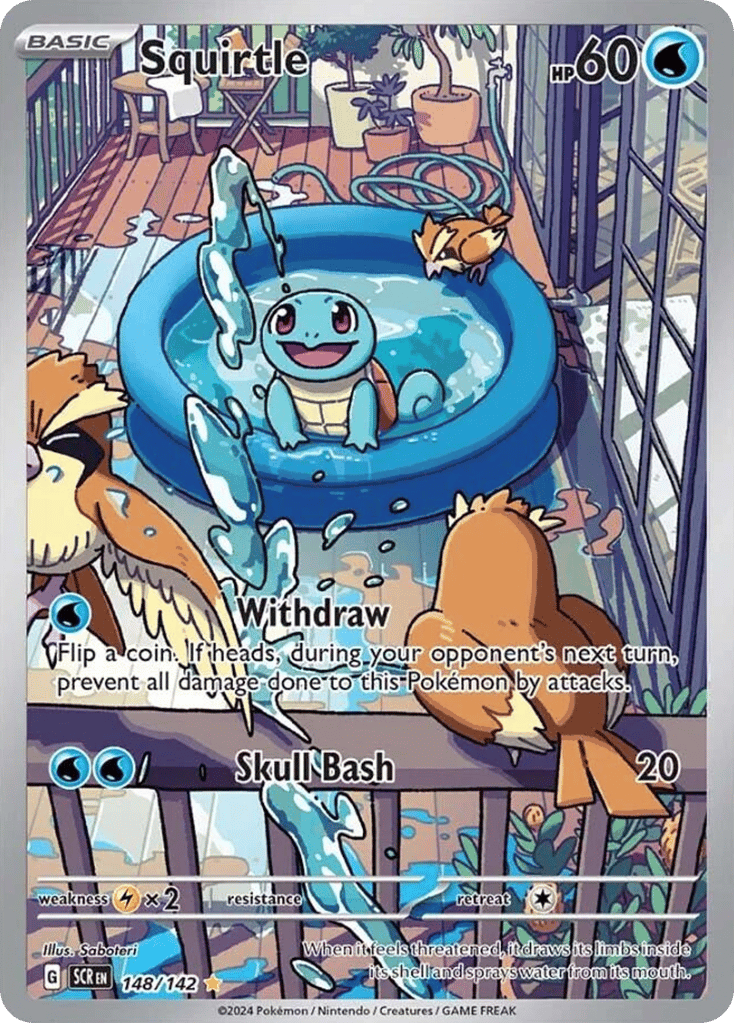 Squirtle - Stellar Crown - 148/142 - Holofoil