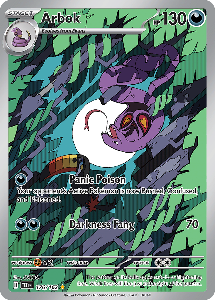 Arbok - Temporal Forces - 176/162 - Holofoil