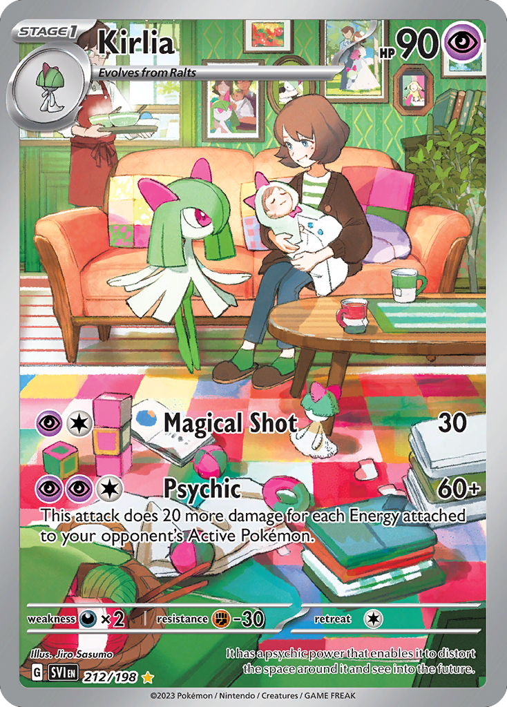Kirlia - Scarlet & Violet - 212/198 - Holofoil