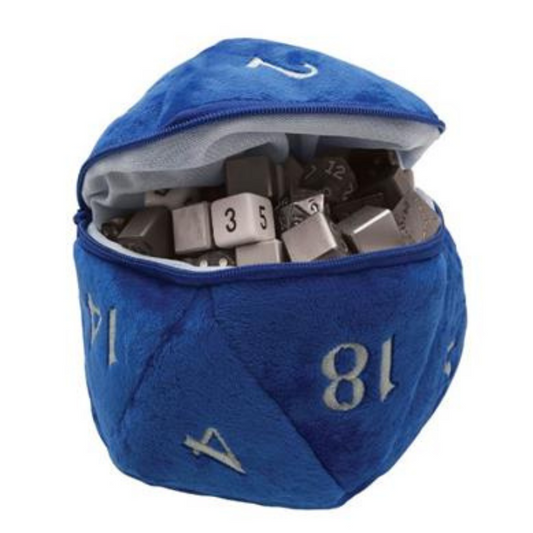 UP - D20 Plush Dice Bag - Blue