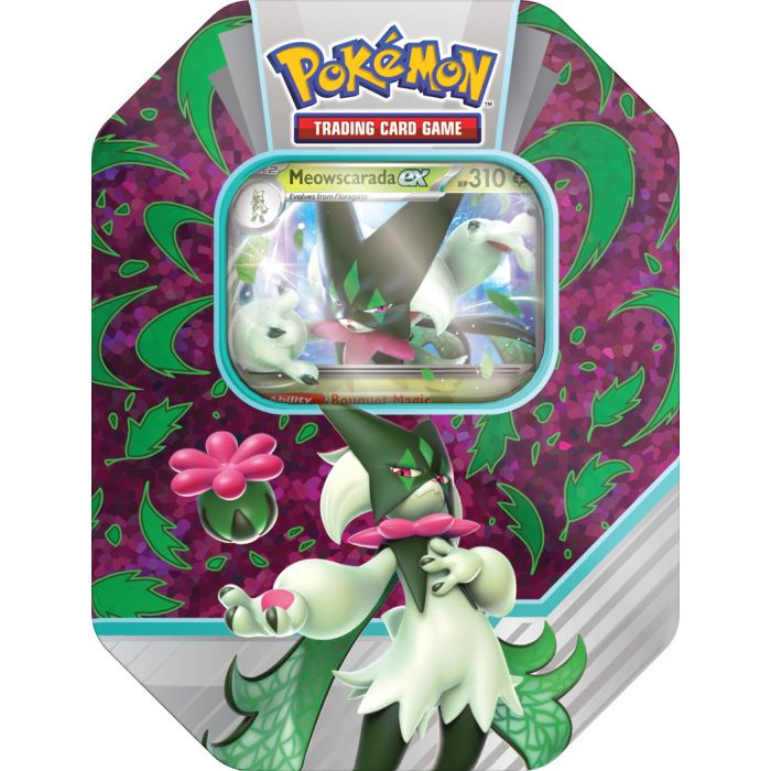 Pokemon Paldea Partner Meowscarada Tin
