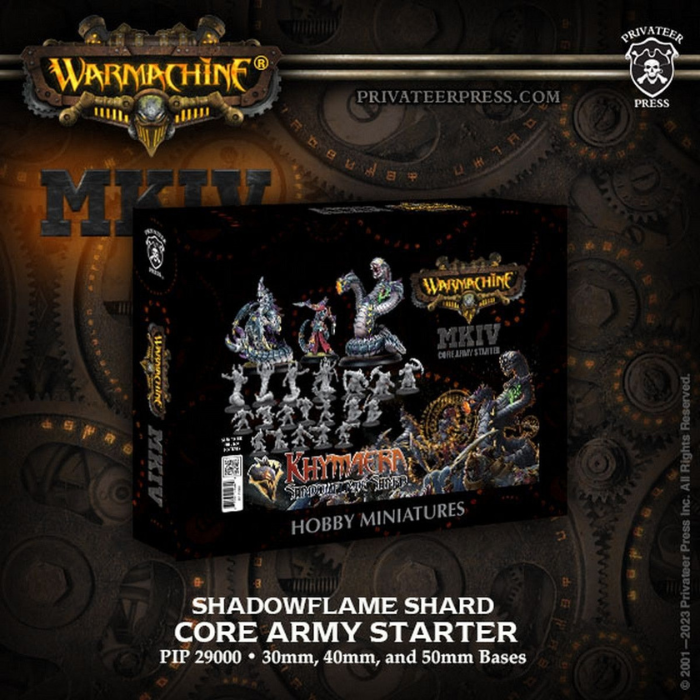 WARMACHINE -Shadowflame Shard Core Army Starter - Khymaera (PREORDER)