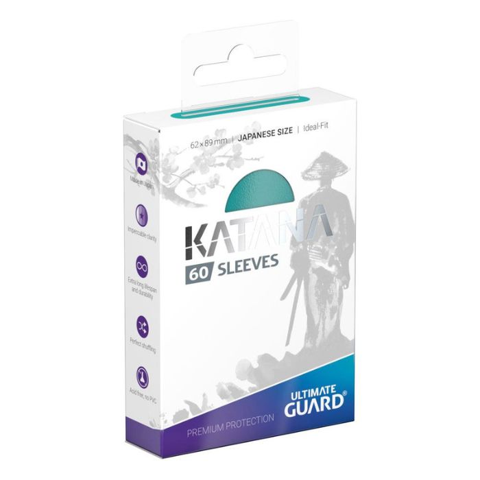 Ultimate Guard - Katana Sleeves Japanese Size Turquoise (60)
