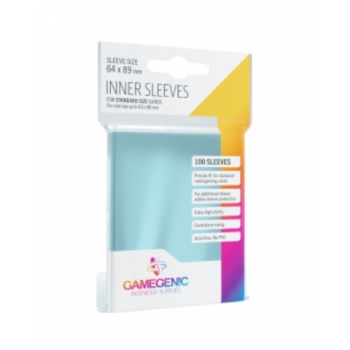 Gamegenic - Inner Sleeves - Clear (100 Sleeves)