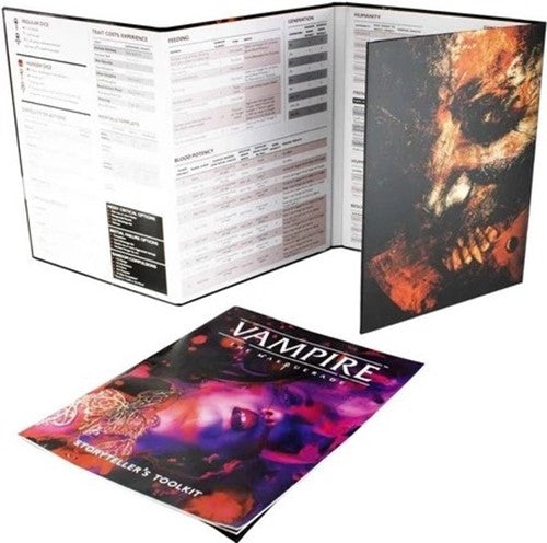 Vampire The Masquerade: 5th Edition Storyteller's Screen And Toolkit