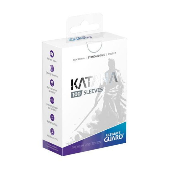 Ultimate Guard Katana Sleeves White (100) – Blockhouse Games