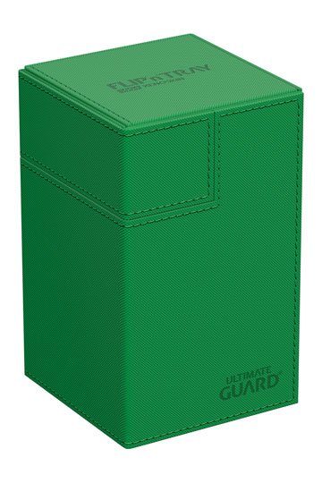 Ultimate Guard Flip`n`Tray 100+ XenoSkin Monocolor Green
