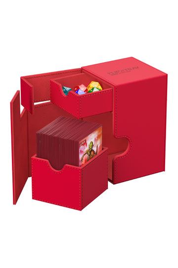 Ultimate Guard Flip`n`Tray 100+ XenoSkin Monocolor Red