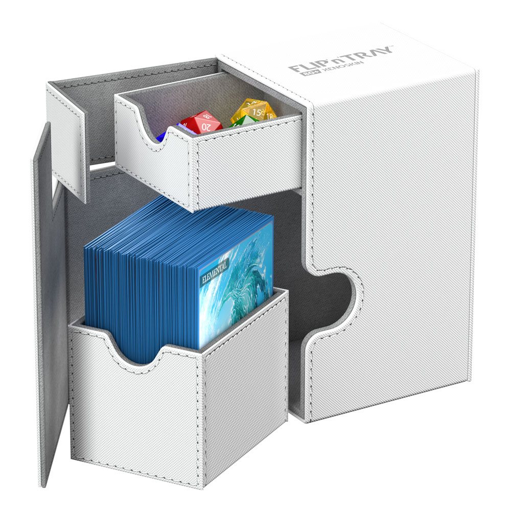 Ultimate Guard Flip´n´Tray Deck Case 80+ Standard Size XenoSkin White
