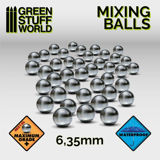 Mixing Paint Steel Bearing Balls in 6.5mm