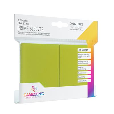 Gamegenic - Matte Prime Sleeves Lime (100 Sleeves)