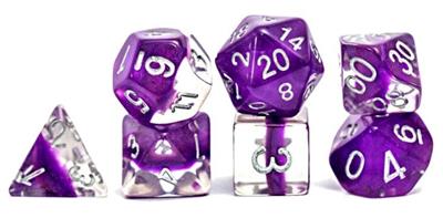 Neutron Dice Violet (7 Dice Set)