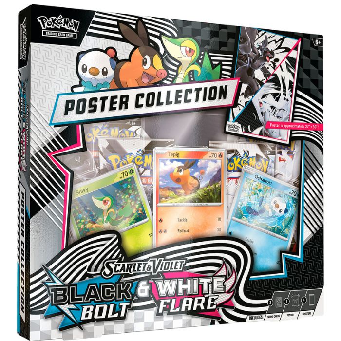 Pokemon TCG: SV10.5 Black Bolt & White Flare Poster Collection