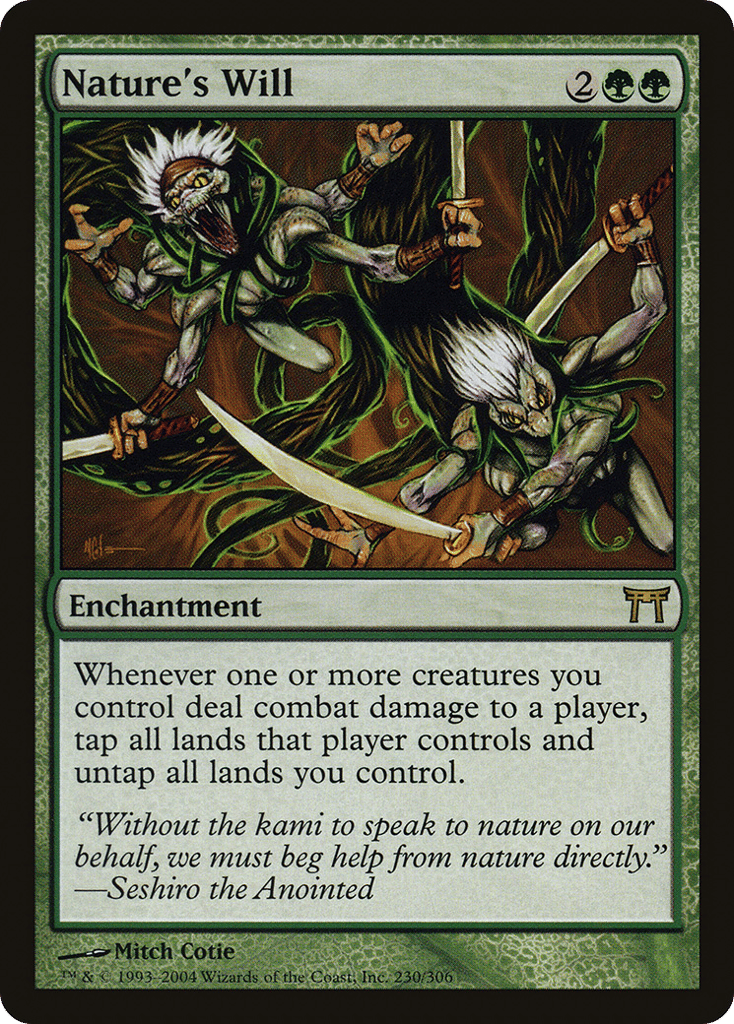 Nature's Will - Champions of Kamigawa - 230 - Foil