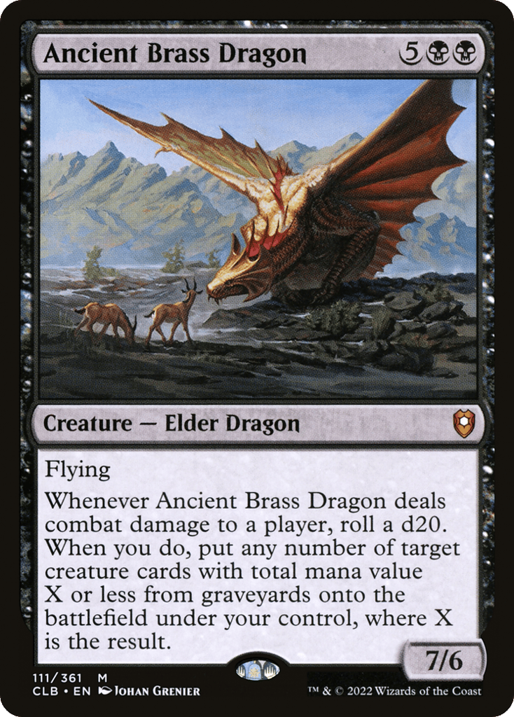 Ancient Brass Dragon - Commander Legends: Battle for Baldur's Gate - 111